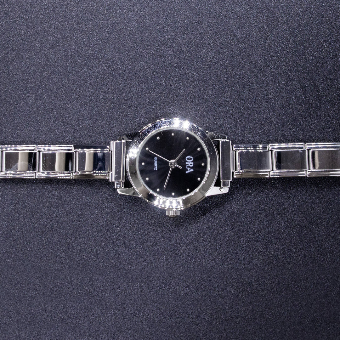 Natalia - Italian Charm Link Watch (Analog): Blue