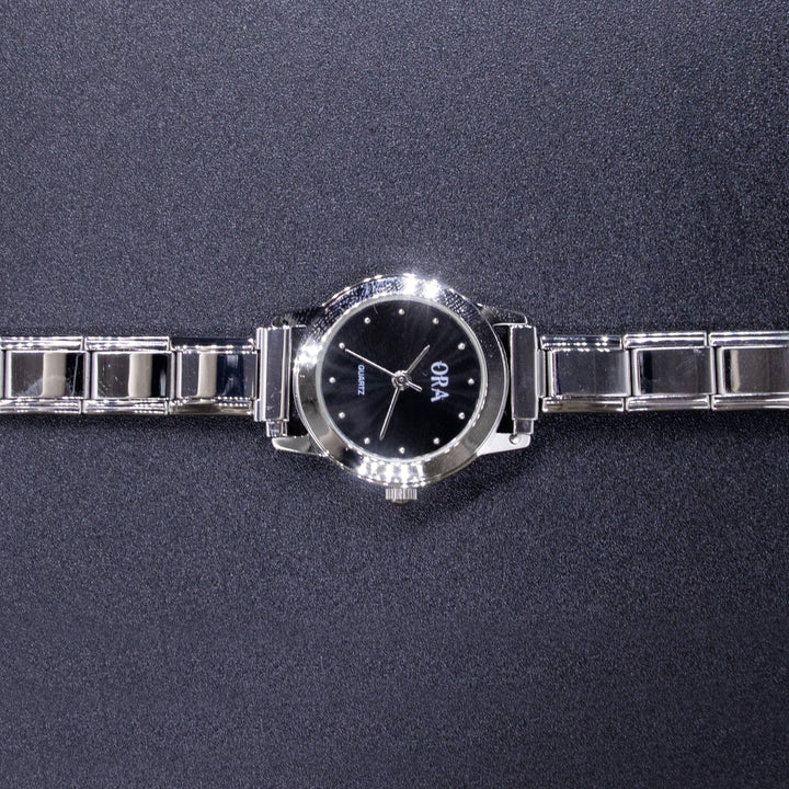 Natalia - Italian Charm Link Watch (Analog): Pink
