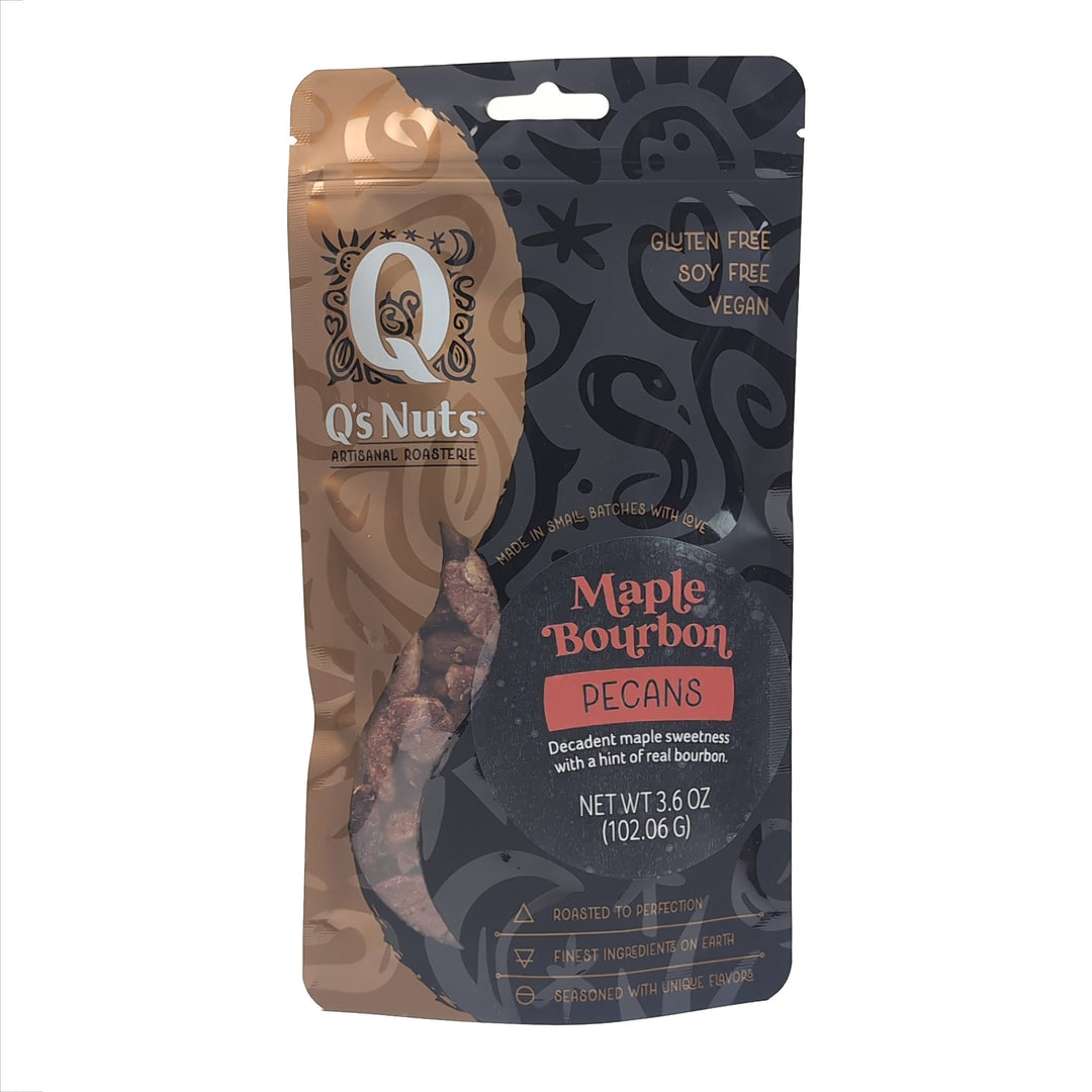 Q's Nuts, LLC - 3.6 oz Maple Bourbon Pecan