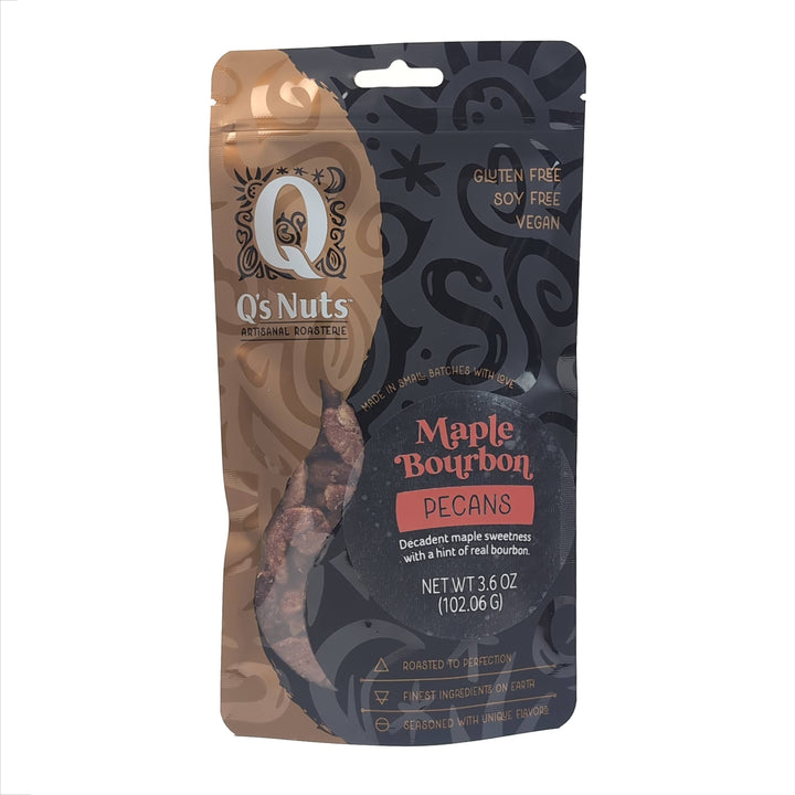 Q's Nuts, LLC - 3.6 oz Maple Bourbon Pecan
