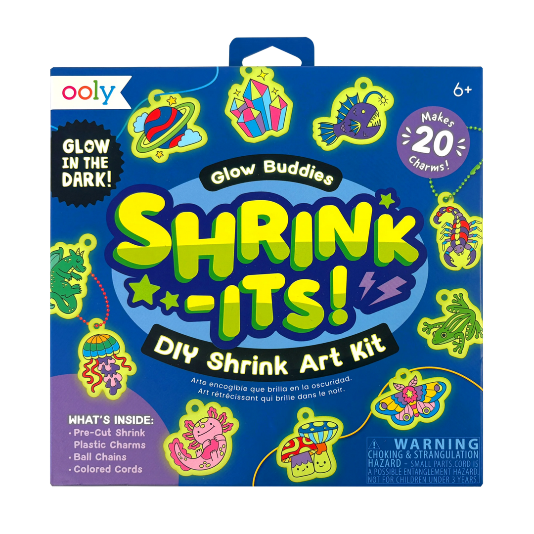 OOLY - Shrink-Its! DIY Shrink Art Kit - Glow Buddies
