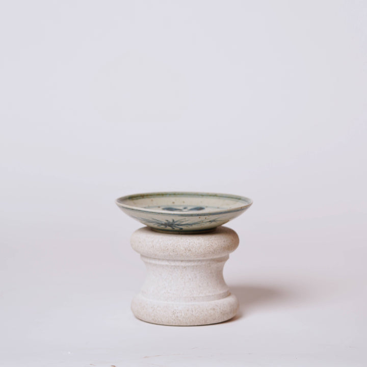 Cobalt Guild - Small Blue and White Porcelain Floral Bouquet Dish