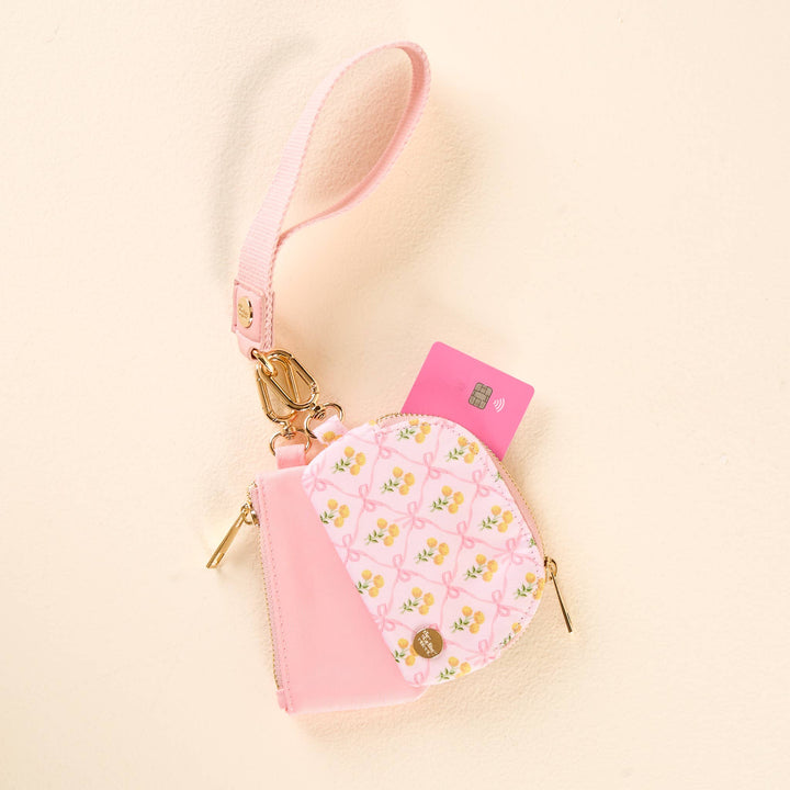 The Darling Effect - Dynamic Duo Pouch Wristlet-Marigold Lane Pink