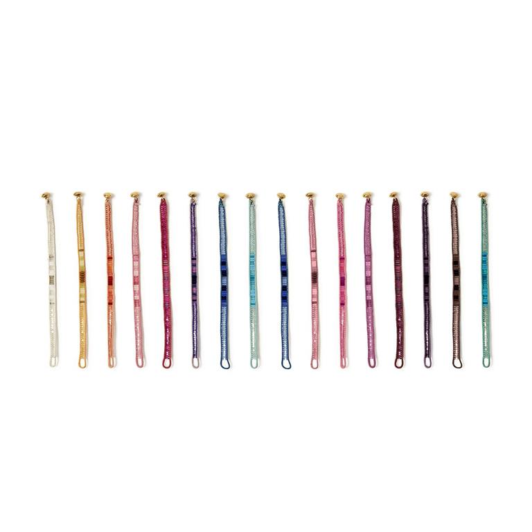 Color Bar Beaded Bracelet - 16 Colors to choose from