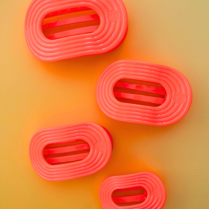 TELETIES - Flat Round Hair Clip | Medium | Darty