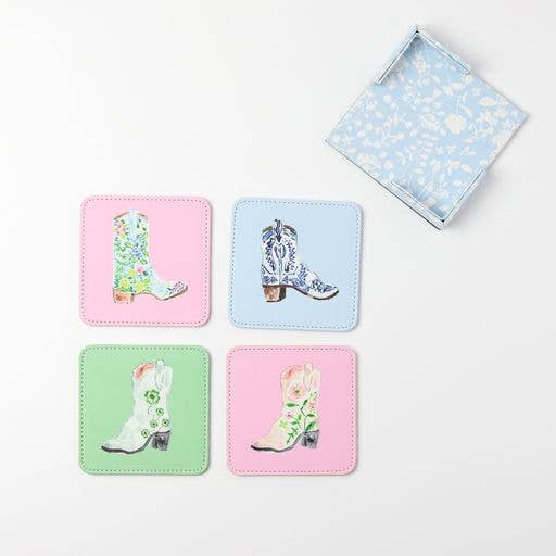 KEVA Style and Created By - Rodeo Coasters Set/of 4