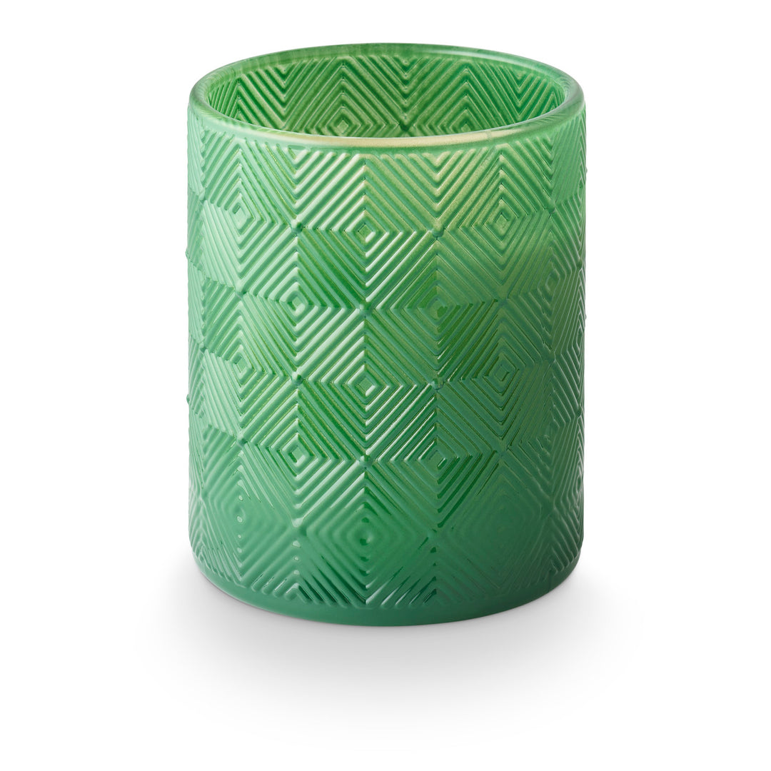 Jungle Green Magnolia Textured Glass
