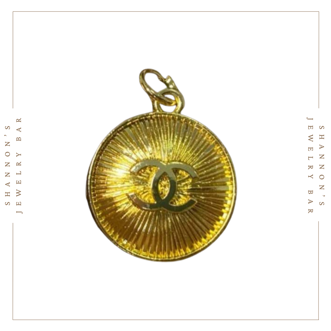 Shannon's Jewelry Bar - CHANEL Charm Zipper Pull Gold CC Round 20mm