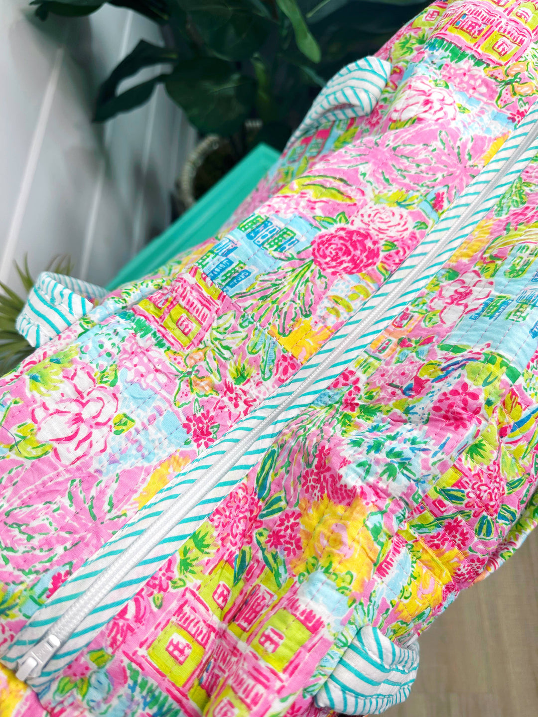 Folklore Couture - Quilted Duffle Bag | Weekender Travel Bags | Southern Town