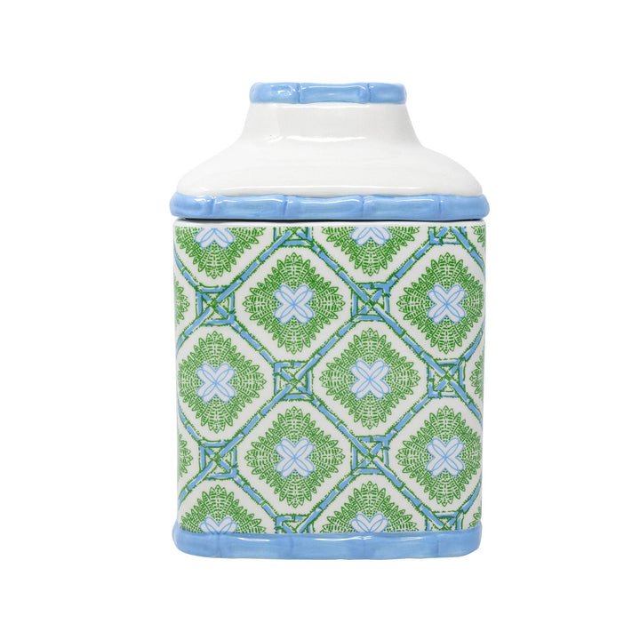 Lilly Pulitzer by Lifeguard Press - Tissue Holder, Bamboo Logo Trellis