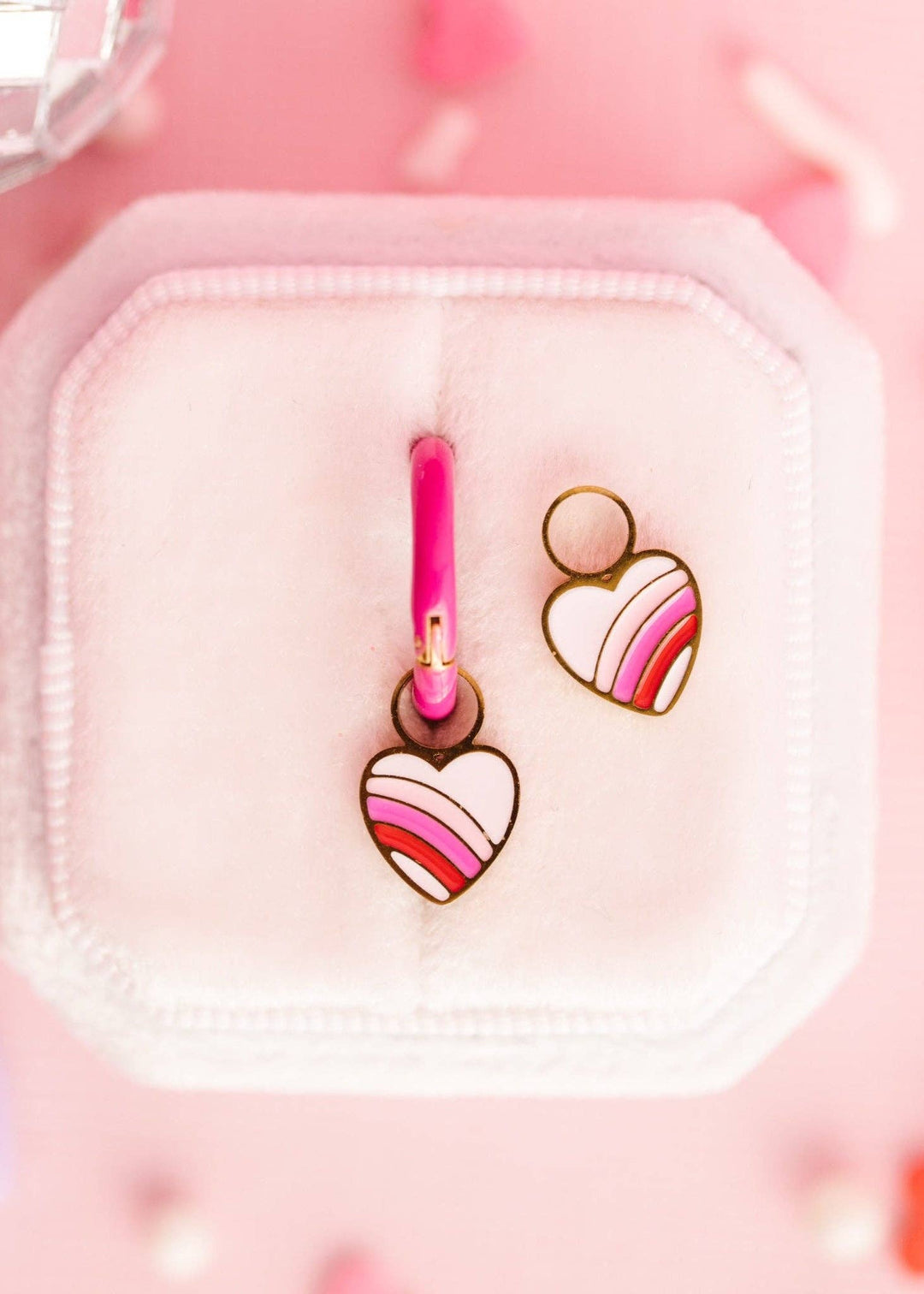 Pierced Co - Rainbow Heart Charms