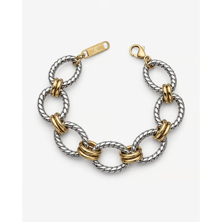 KELLY BRACELET - mixed metal