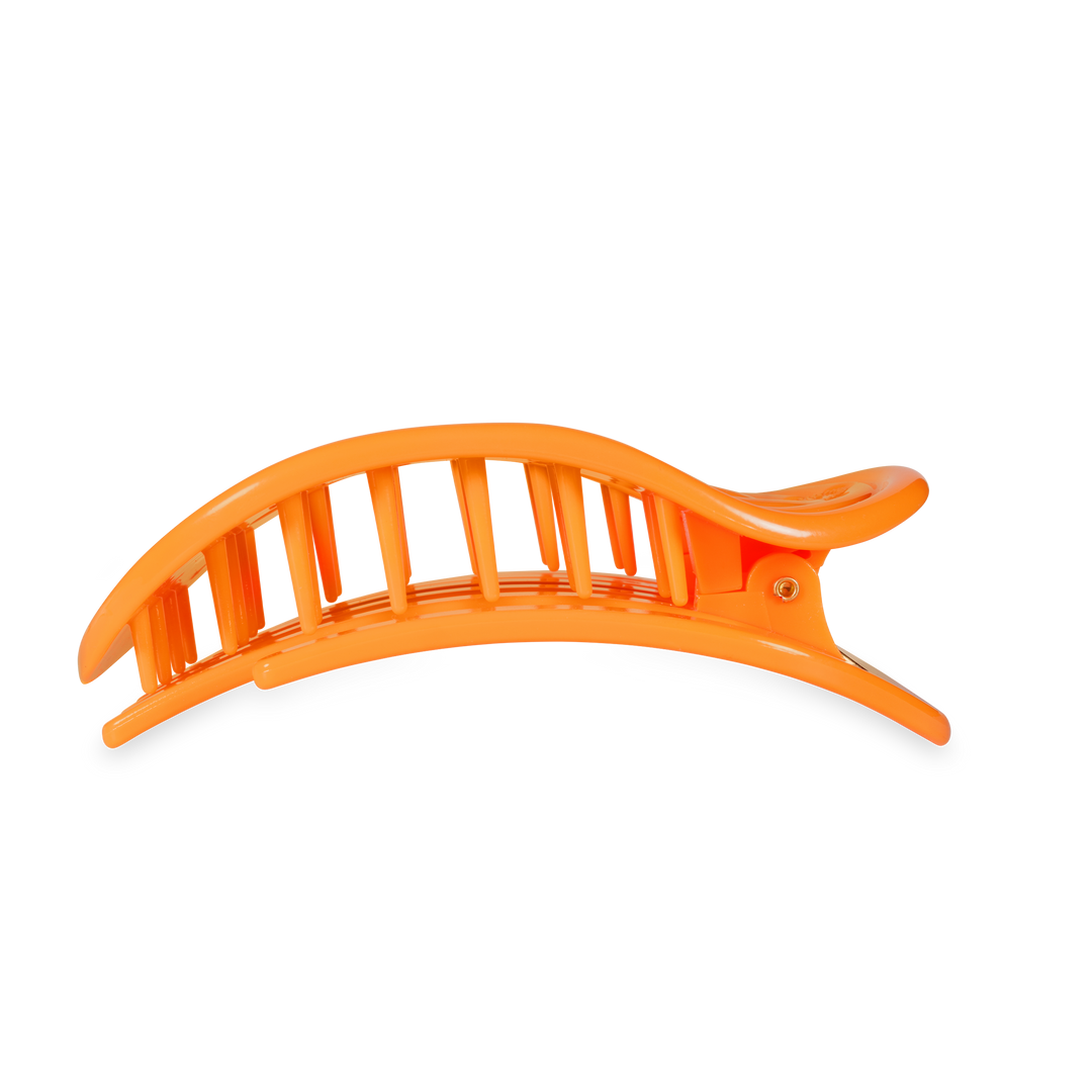 TELETIES - Flat Round Hair Clip | Large | Day Rave