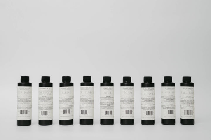 HOLLOWOOD FRAGRANCE - Waterless diffuser oil | 6oz refill: Teakwood & Mahogany