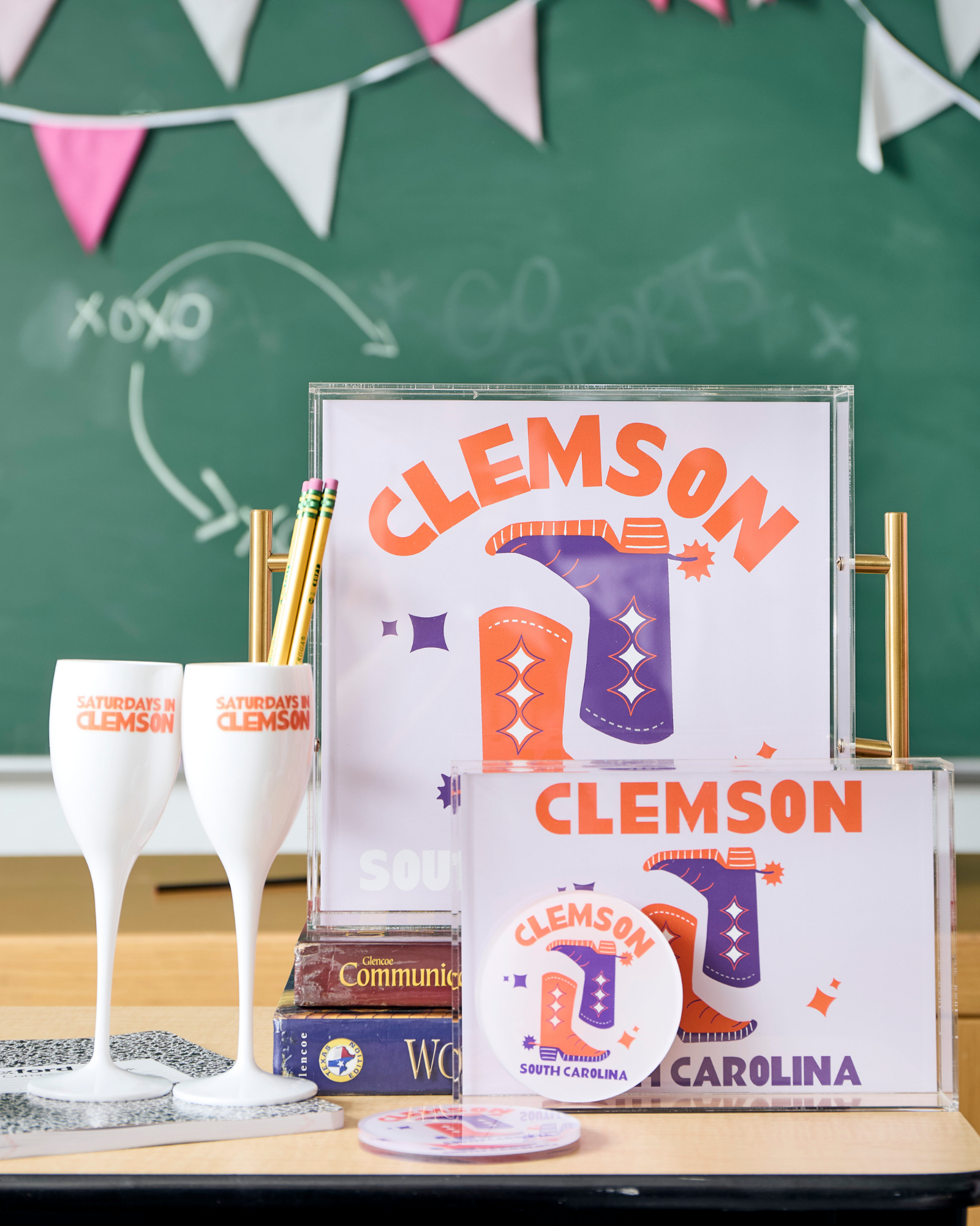 Tart by Taylor Clemson South Carolina Drink Coaster