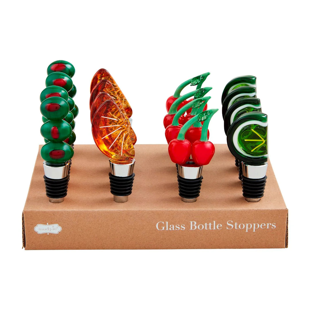 Figural Glass Bottle Stoppers