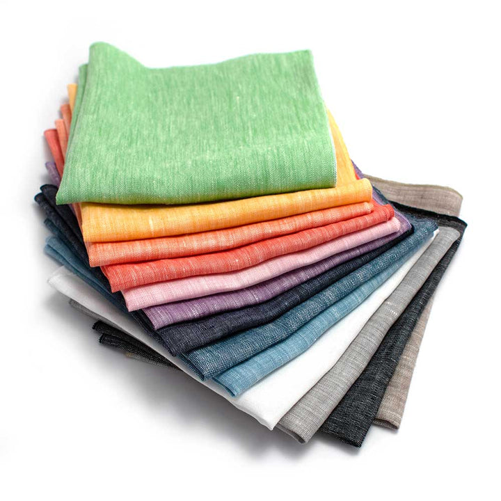 General Knot & Co. - Irish Linen Pocket Squares: Lime