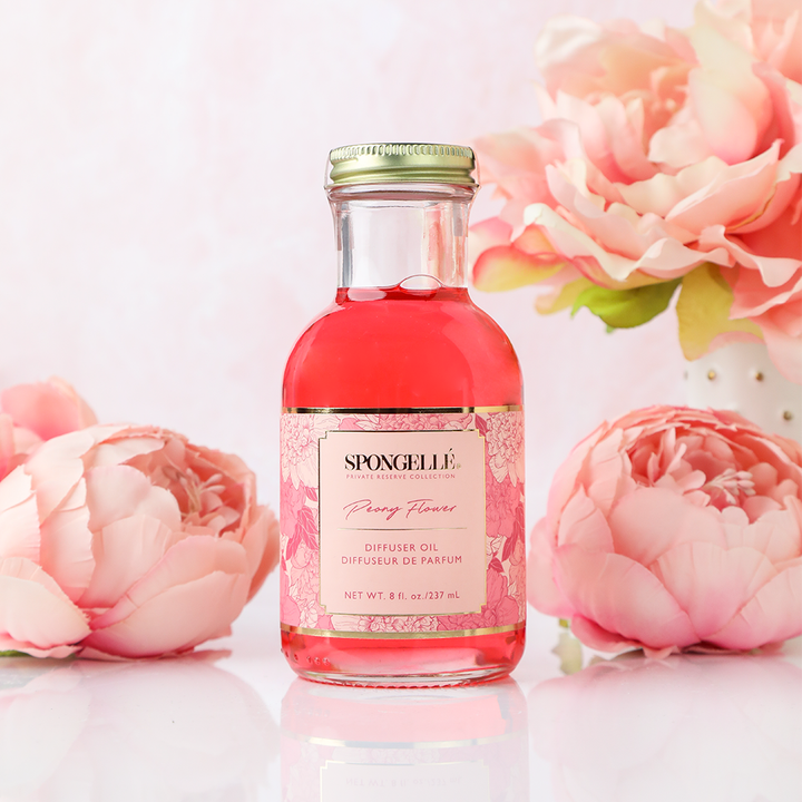 Spongellé | Valentines Day Gifts | Easter Gifts - Peony Flower Diffuser Oil | Private Reserve Collection