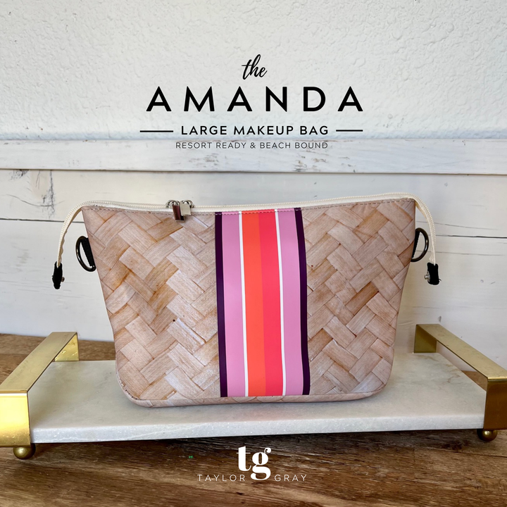 TAYLOR GRAY - The Amanda Large Neoprene Makeup Bag | shoptaylorgray