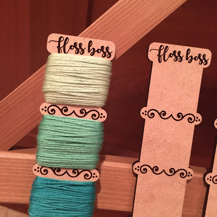 Snarky Crafter Designs - Embroidery Floss Organizer for 5 Colors: Set of Two