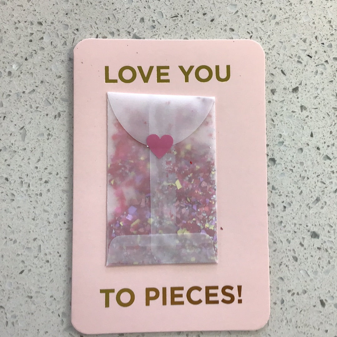 Love you to pieces individual cards