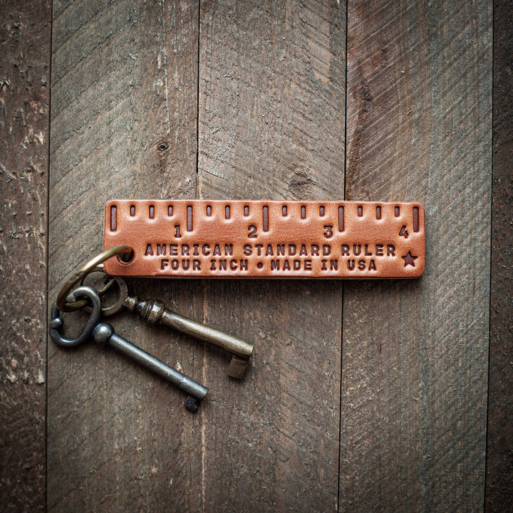 Sugarhouse Leather - Pocket Ruler Leather Keychain