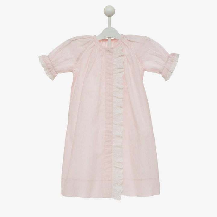 Lenora - BABY CLASSIC RUFFLE DAYGOWN - Blue / 3/6 M