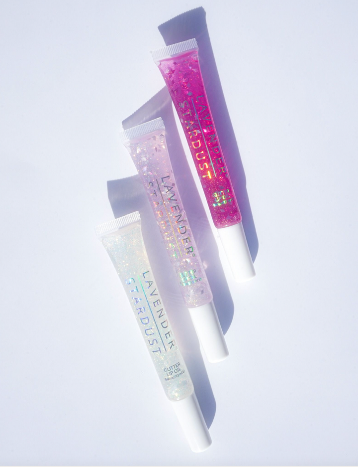 Lavender Stardust - Glitter Lip Oil Amethyst
