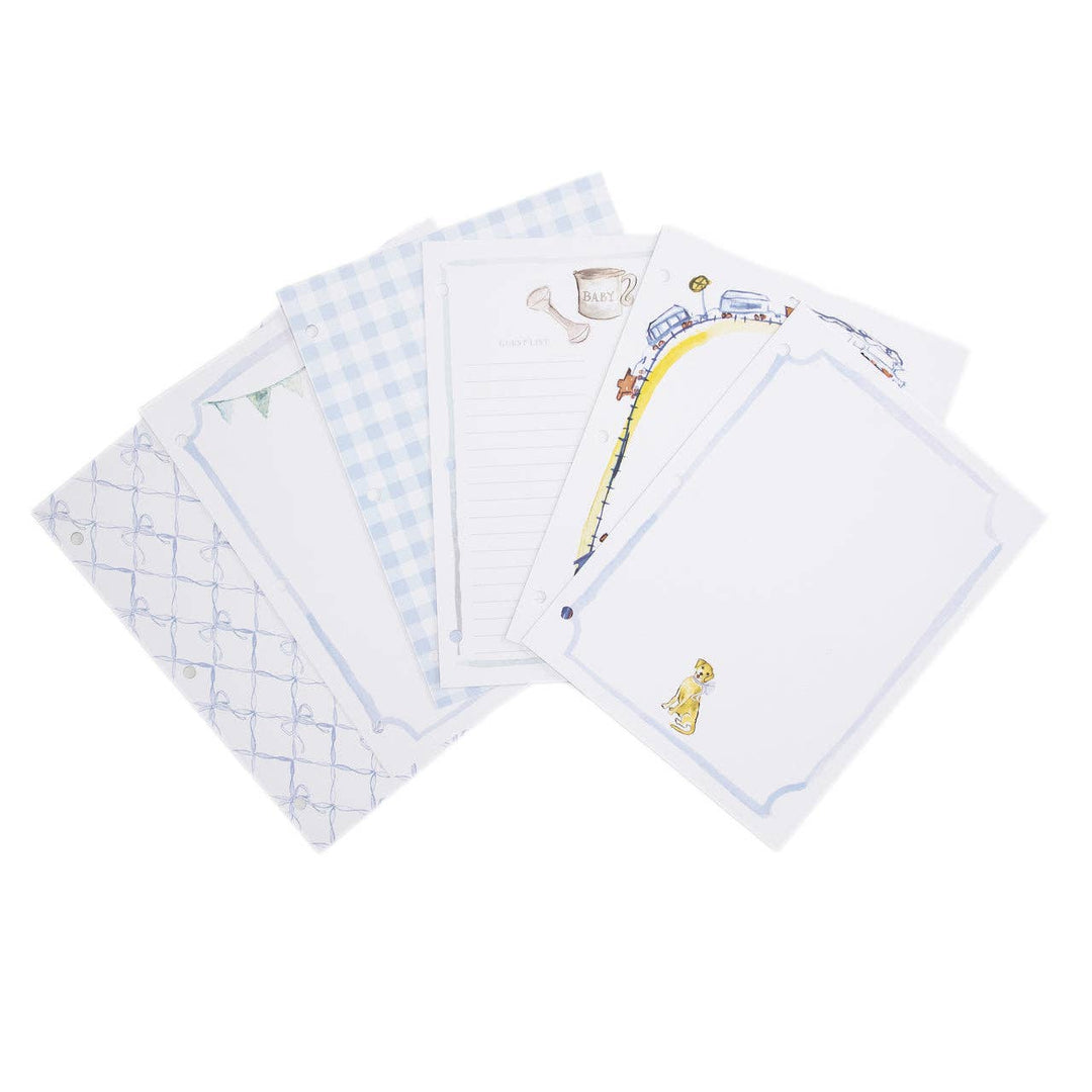 Over the Moon Gift - "Our Baby" Memory Book Pages: Blue