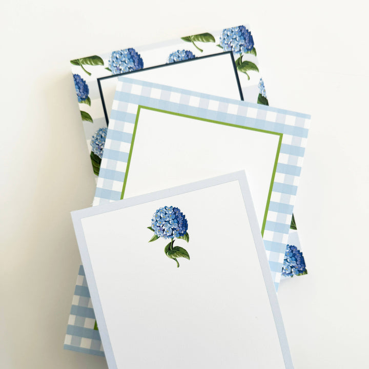 WH Hostess Social Stationery - 4.25 x 5.5 Hydrangea Bloom Notepad