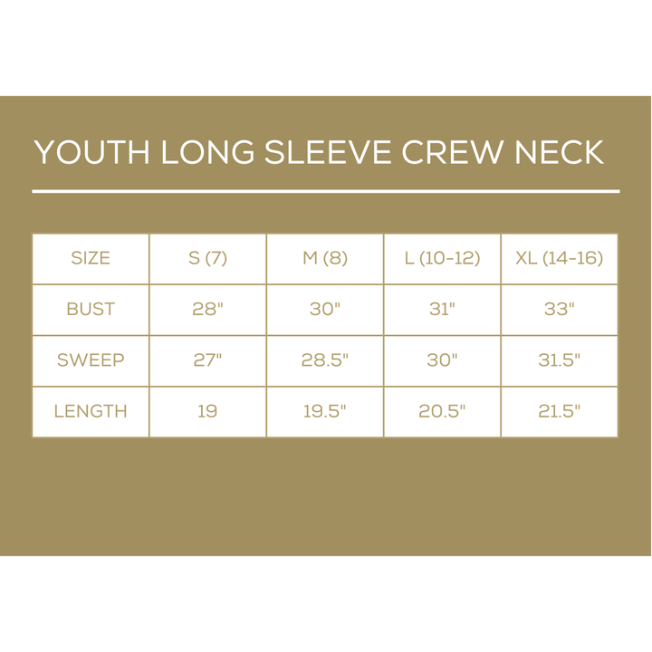 The Royal Standard - Youth Glitter FaLaLa Long Sleeve Crew Neck T-Shirt   Blue/Pink/Green   -Asst.: Small (6-7)