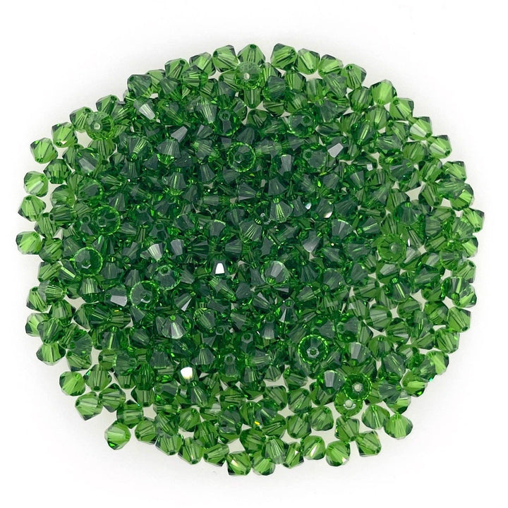 bara boheme - Crystal BTY | Gold Filled Beaded Bracelet: Chrysolite / 14KG Filled / Stretchy 6.5"