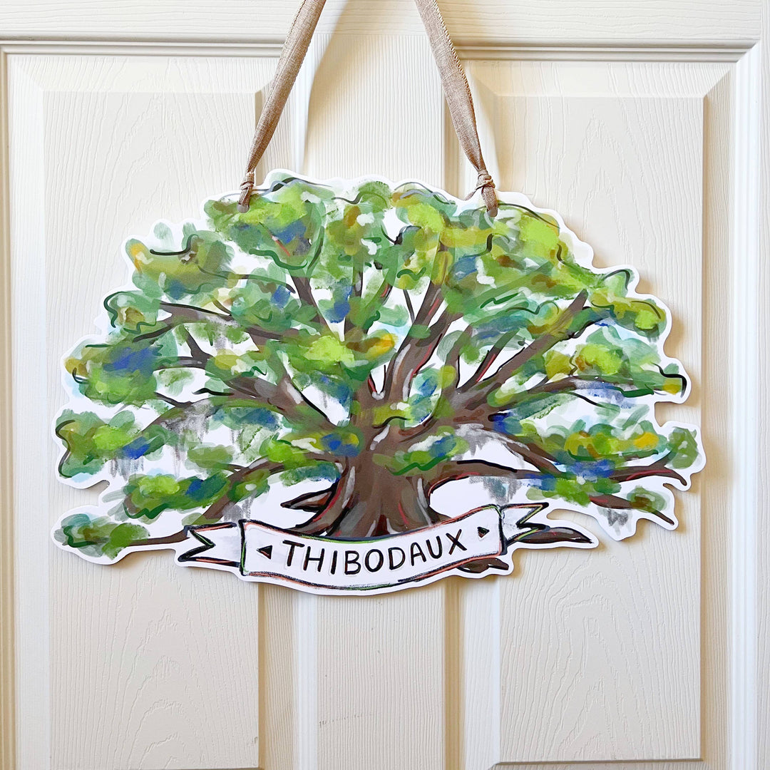 Home Malone - Oak Tree Door Hanger Geneva, AL