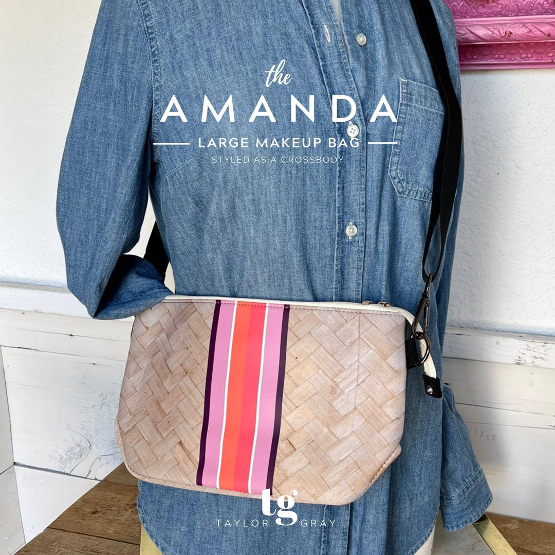 TAYLOR GRAY - The Amanda Large Neoprene Makeup Bag | shoptaylorgray