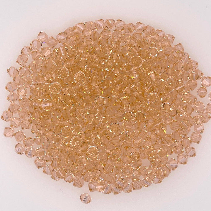 bara boheme - Crystal BTY | Gold Filled Beaded Bracelet: Golden Shadow / 14KG Filled / Stretchy 6.5"