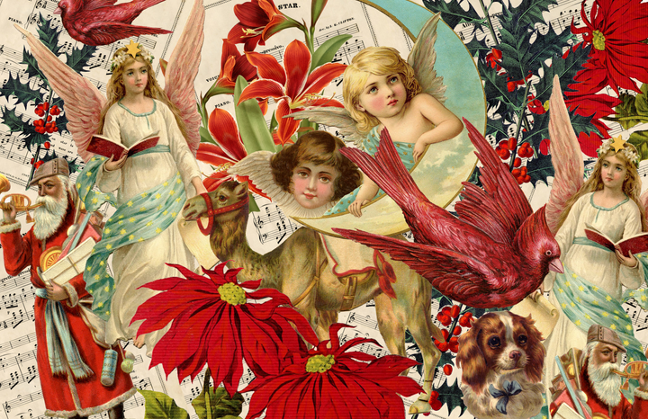 TAYLOR GRAY - 11x17 TRADITIONAL CHRISTMAS insert set of 10