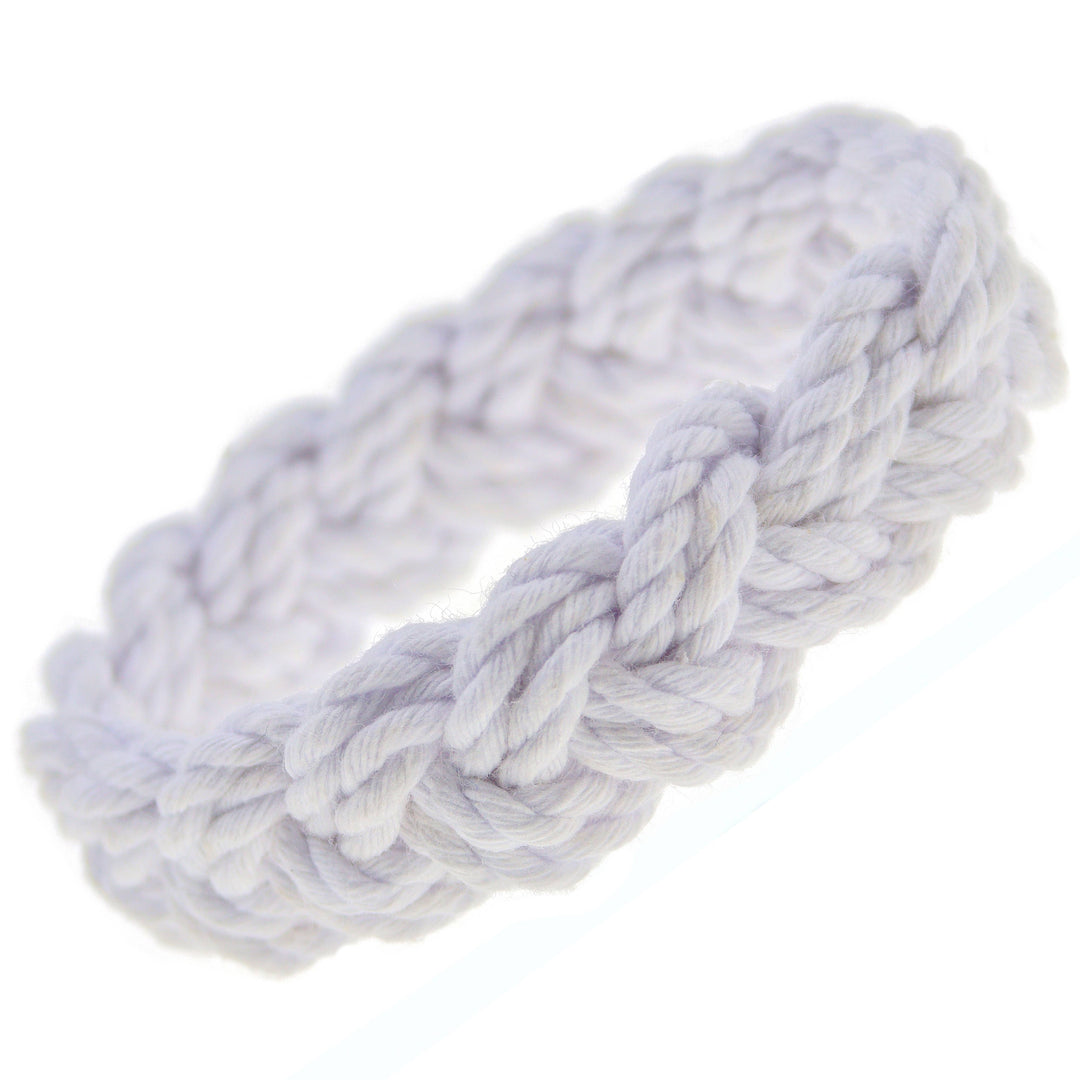 Natalia - Handmade Sailor Knot Bracelets - White or Natural: White / Medium