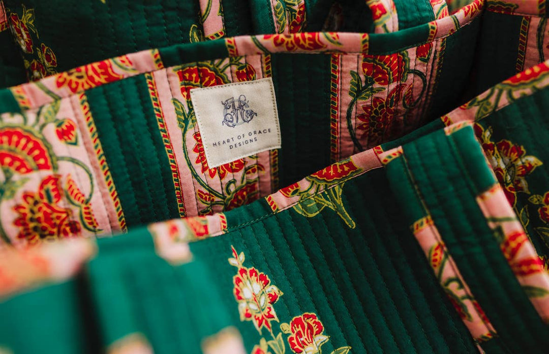 Heart of Grace - Elodie Luxe | Quilted Regular Tote Bag