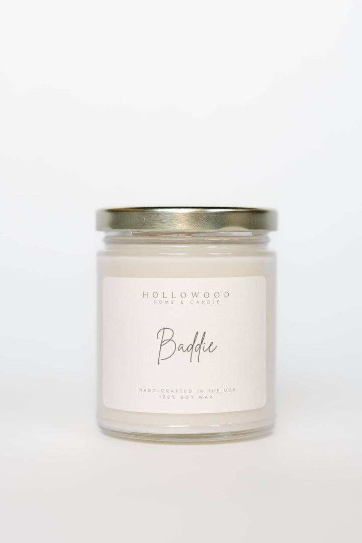 HOLLOWOOD FRAGRANCE - BADDIE | SUMMER | 8OZ CANDLE: 8 OZ