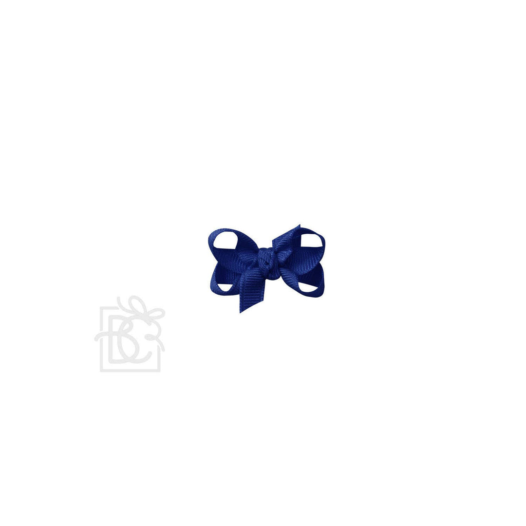 Beyond Creations, LLC - SIGNATURE GROSGRAIN BOW ON CLIP: 3.5" Medium - 7/8" Ribbon on Alligator Clip / PINK