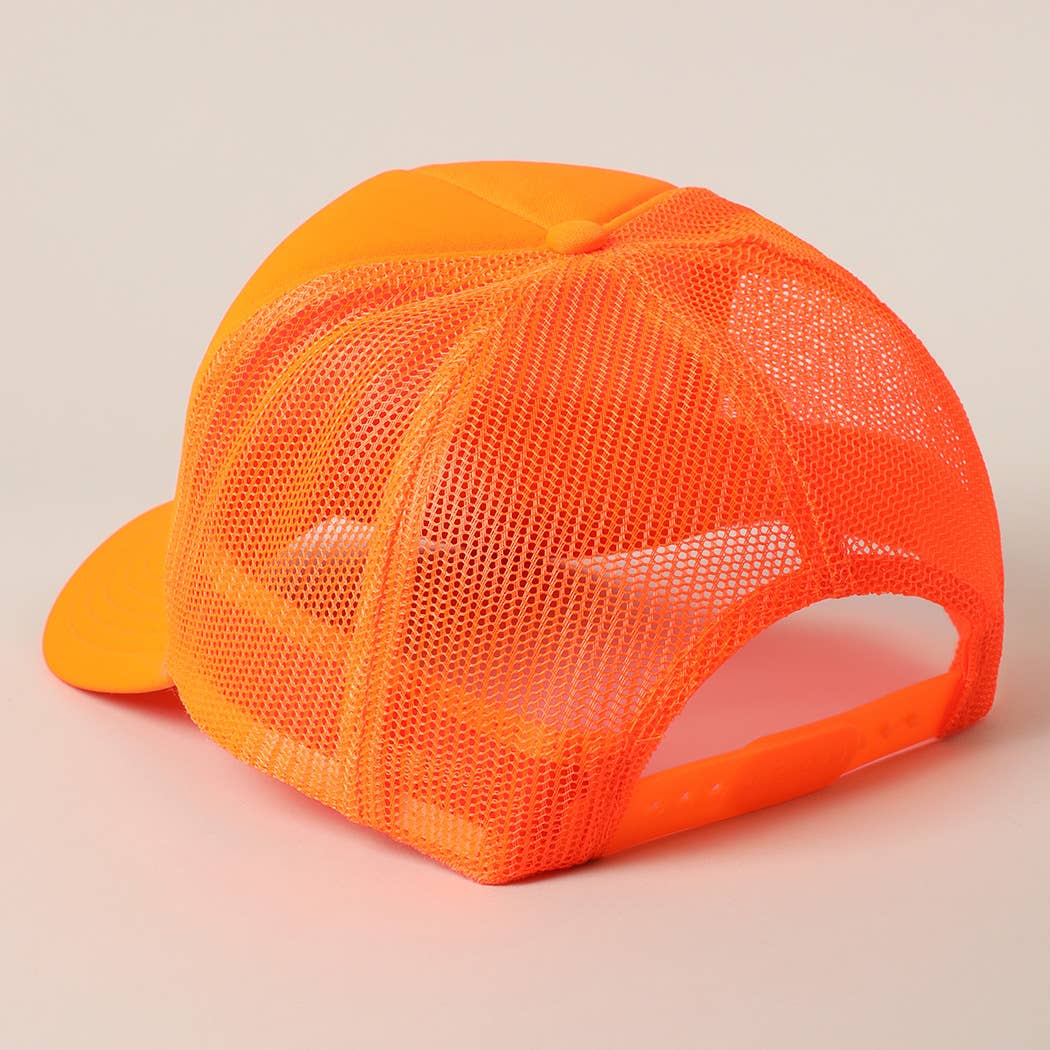 Fashion City - One Nation Under God Mesh Back Foam Trucker Hat: KELLY GREEN / One Size