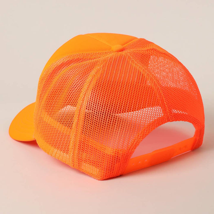 Fashion City - One Nation Under God Mesh Back Foam Trucker Hat: KELLY GREEN / One Size