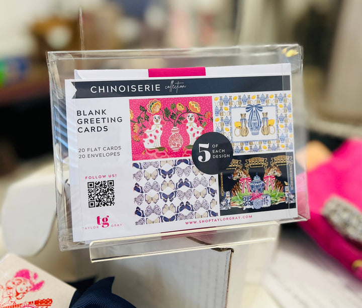 TAYLOR GRAY - Chinoiserie NOTECARD set