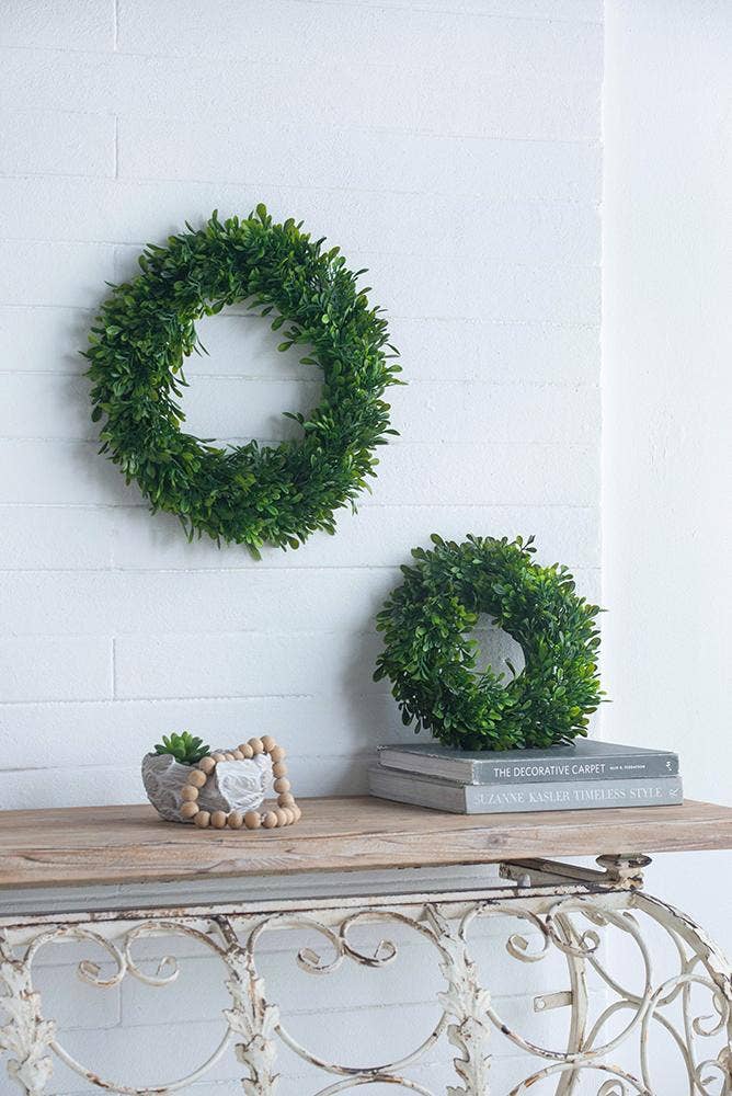 A&B Home Group Inc. - S/2 Greenery Wreath 4S/CTN L:16x2.5x16" S:12x2x12"