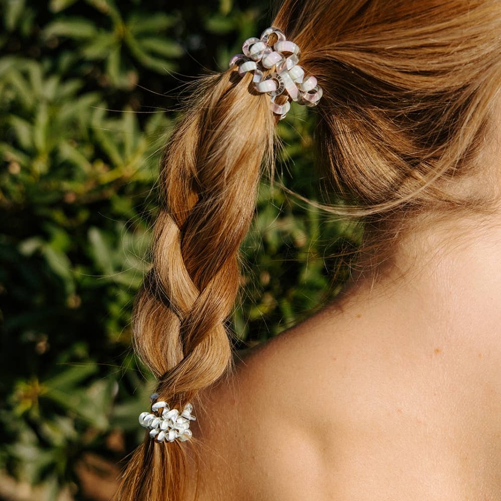 TELETIES - Spiral Hair Coils | Small | Opal Glow