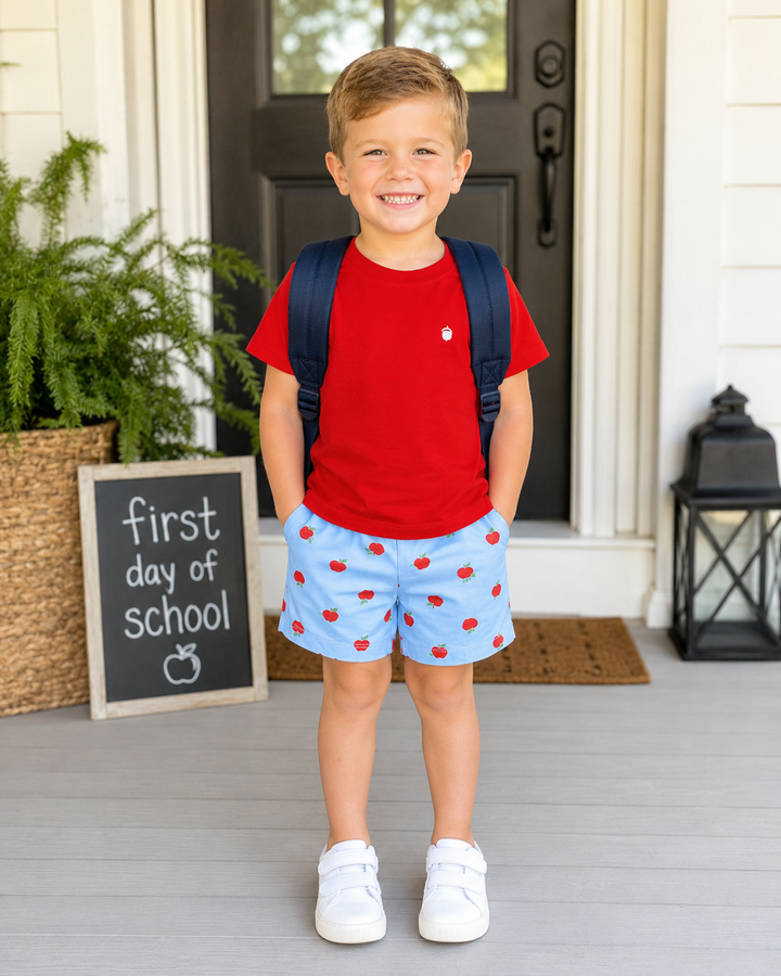 Schoolhouse Apple Boy Shorts