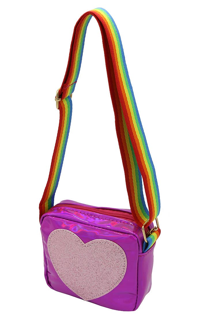 Sparkle Sisters by Couture Clips - Heart Purse: Silver