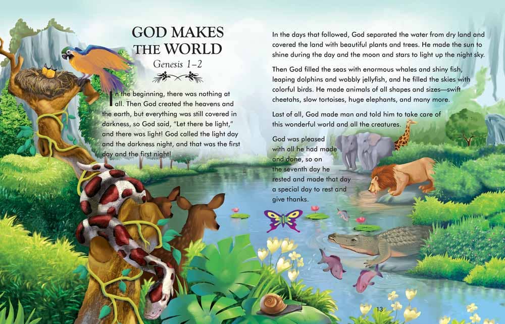 Harvest House Publishers Gift & Specialty Books - The Complete Illustrated Children's Bible Devotional: Flexibound / English