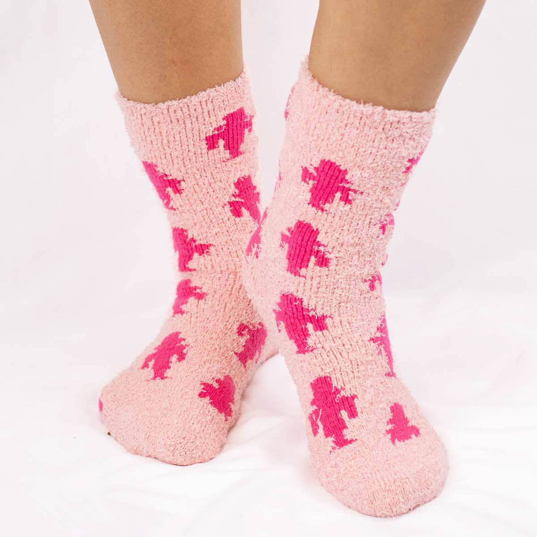 The Royal Standard - Women's Nutcracker Snuggle Socks   Pink   One Size