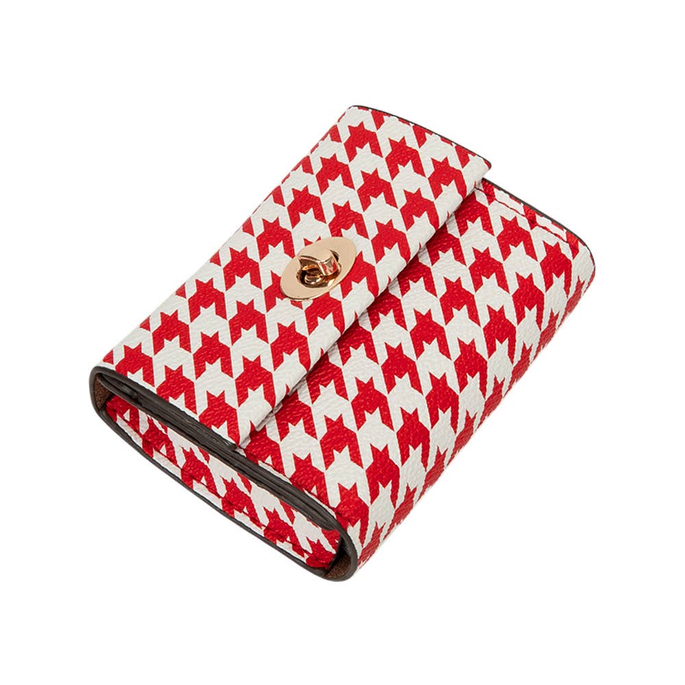 Sensibling Corp. - Faux Leather Card Holder Wallet: Black,White